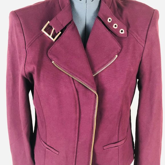 Anne Klein Unique Metal Blazer Size M NWT - Picture 2 of 6